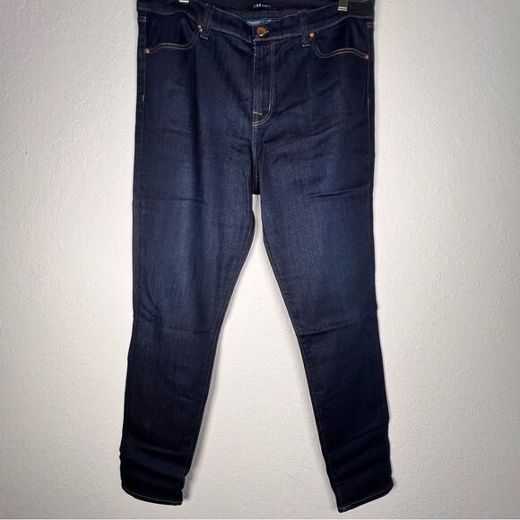 J BRAND jeans ▪️ dark blue ▪️ Maria high-rise skinny ▪️ size 32 - Picture 1 of 5